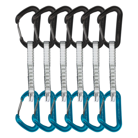 DMM Aether Quickdraw Set 12cm - Turquoise, Pack of 6 - product view