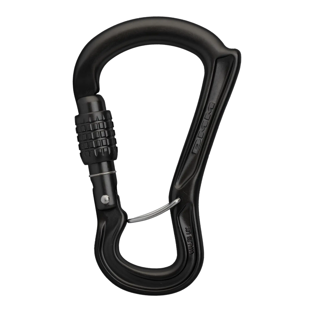 DMM Ceros Screwgate Belay Carabiner - Matt Grey - product view