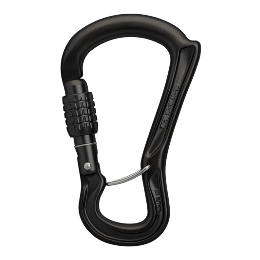 DMM Ceros Screwgate Belay Carabiner - Matt Grey - product view