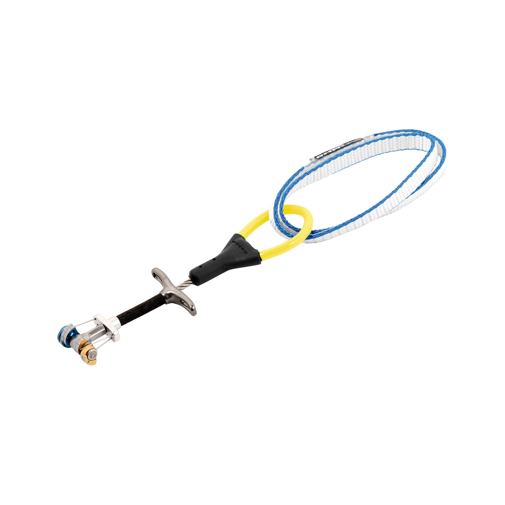 DMM Dragonfly Offset Cam 3/4 - Gold/Blue - product view