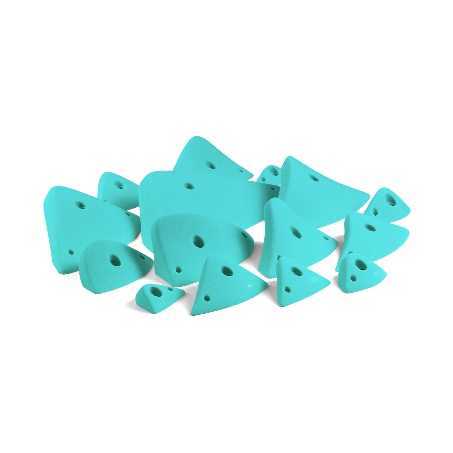 CCE Alpina 15 Climbing Holds Set - Beginner-Friendly Indoor Holds (Jugs, Footholds & Family Routes)