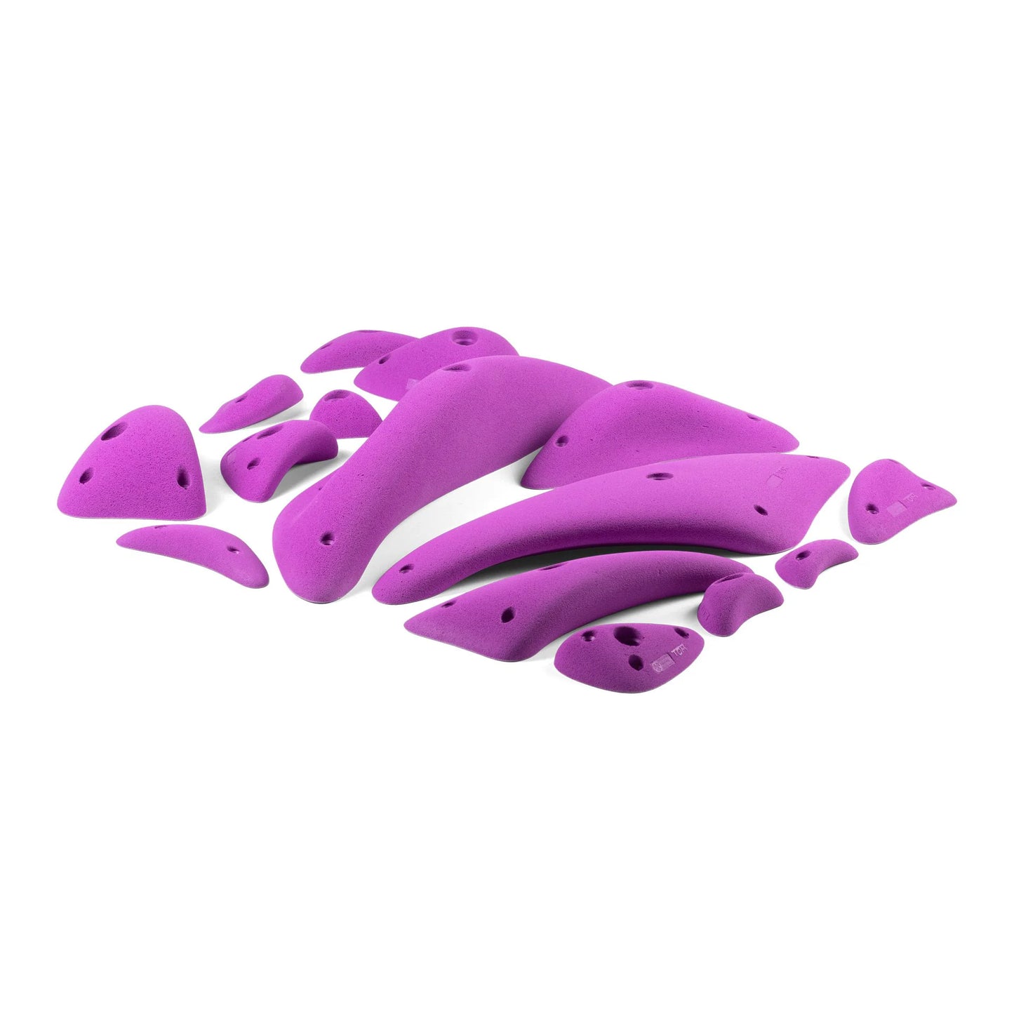 CCE Crescents 15 Climbing Holds Set - Modular Indoor Holds (Jugs, Crimps & Footholds, Macro Compatible)