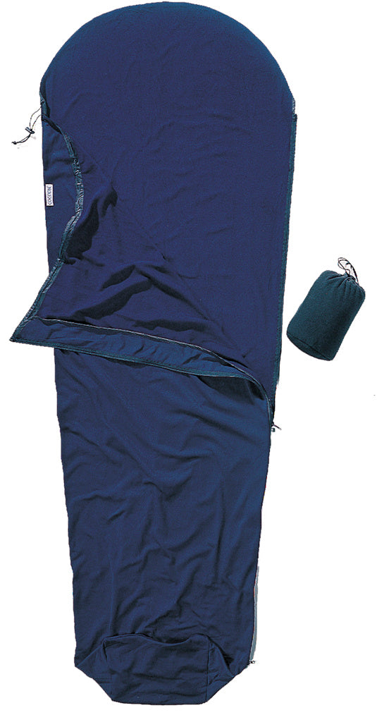 Cocoon Lightweight Microfleece Mummy Liner - Dark Petrol - main view