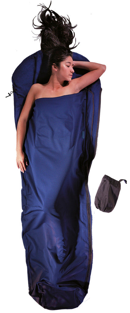 Cocoon Lightweight Microfleece Mummy Liner - Dark Petrol - view 2