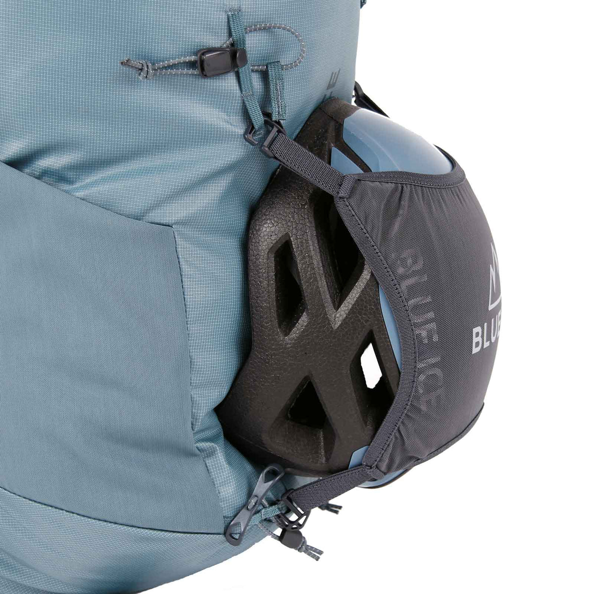 Blue Ice Dragonfly 34L - helmet carry