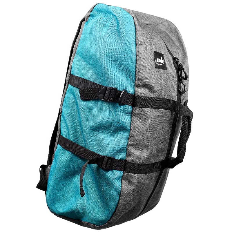 EB E Bag 35L - side view with straps