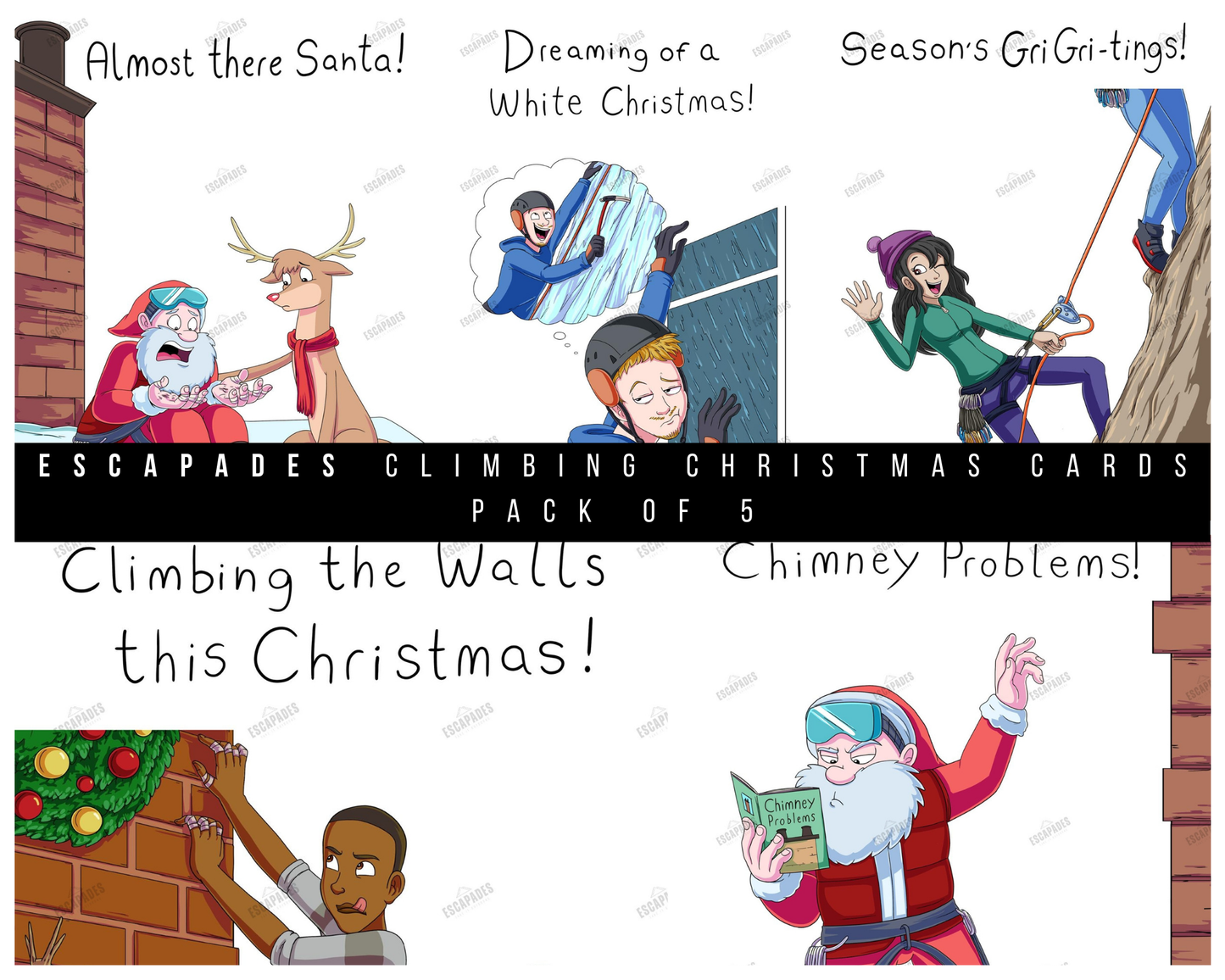 Climbing Christmas Cards