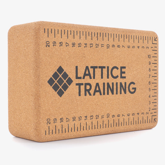 Lattice Flex Block - Cork Yoga Block for Climbing Flexibility