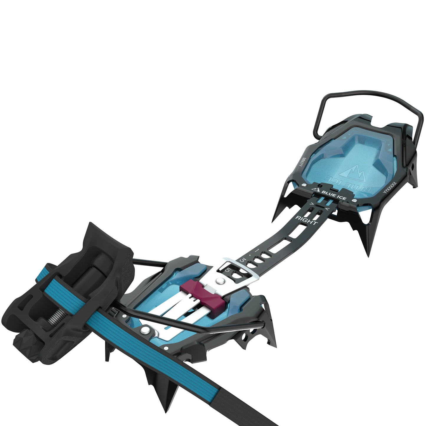 Blue Ice Griffin 10 Crampons - Lightweight 10-Point Mountaineering & Ski Touring Crampons (Semi-Auto)