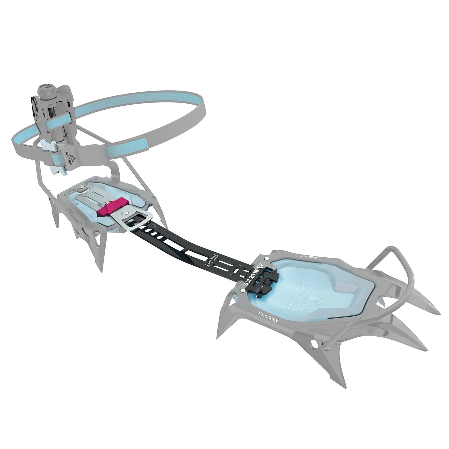 Blue Ice Griffin 10 Crampons - Lightweight 10-Point Mountaineering & Ski Touring Crampons (Semi-Auto)