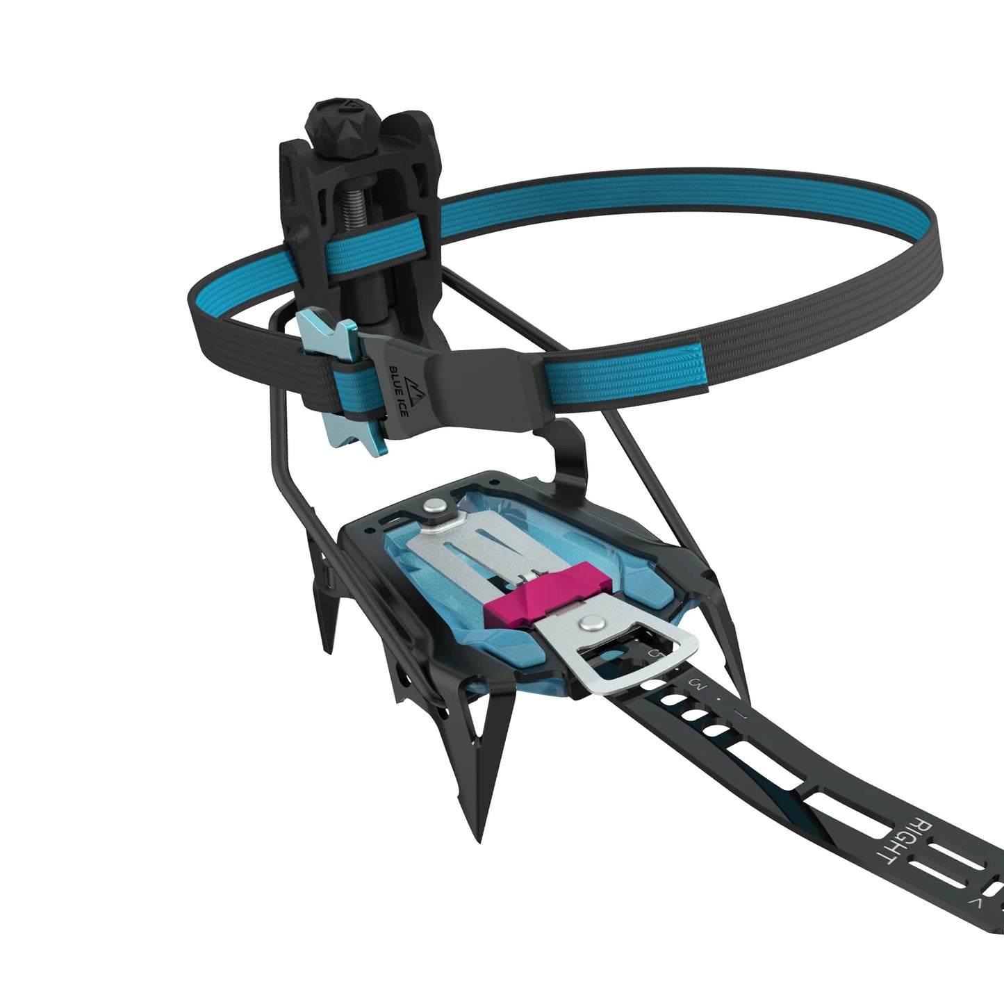 Blue Ice Griffin 10 Crampons - Lightweight 10-Point Mountaineering & Ski Touring Crampons (Semi-Auto)