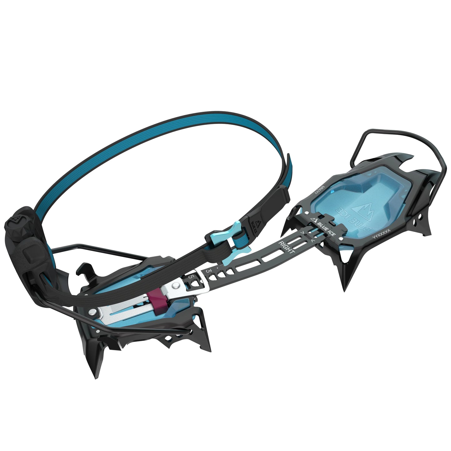 Blue Ice Griffin 10 Crampons - Lightweight 10-Point Mountaineering & Ski Touring Crampons (Semi-Auto)