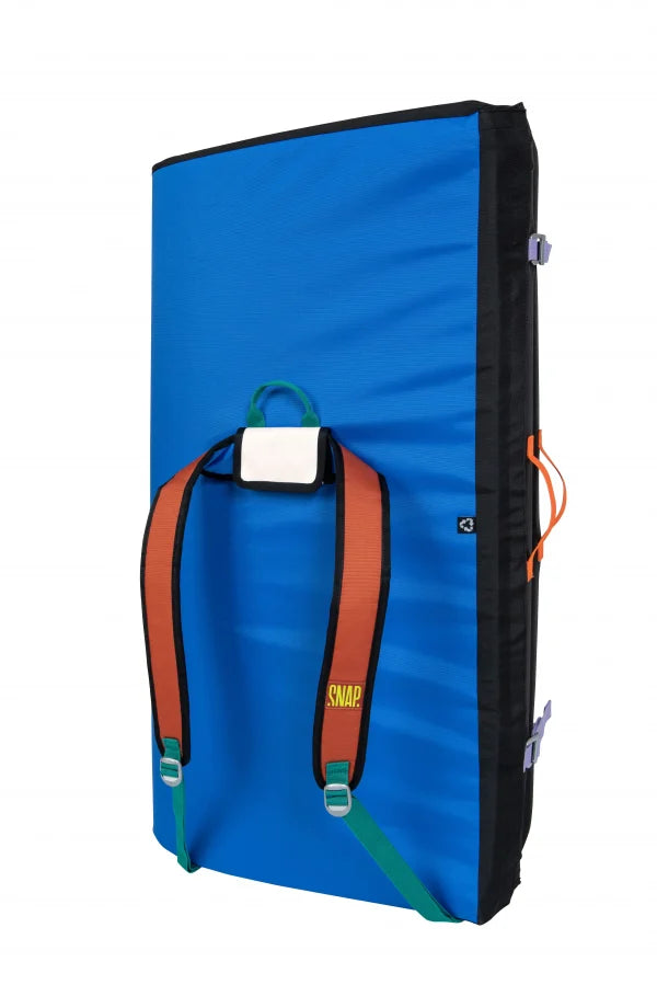 Snap Hip Crash Pad - Beginner Bouldering Pad | 120x100cm Monoblock Foam | Recycled 600D Fabric | Lightweight 4kg Folding Climbing Pad