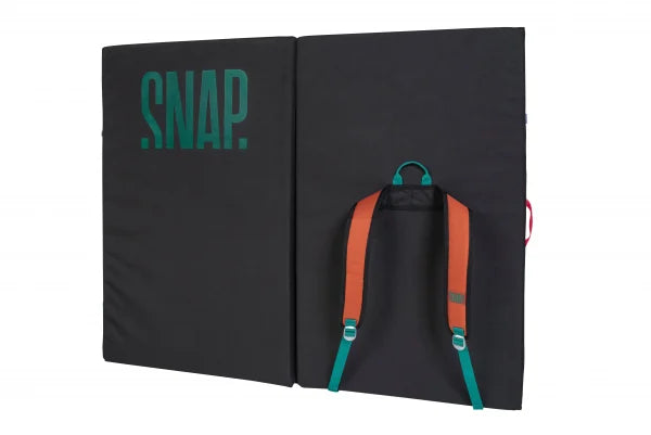 Snap Hop Crash Pad - Folding Bouldering Pad for Beginners | 120x100cm | Dual-Layer Foam | Recycled 600D Fabric | Lightweight 4kg