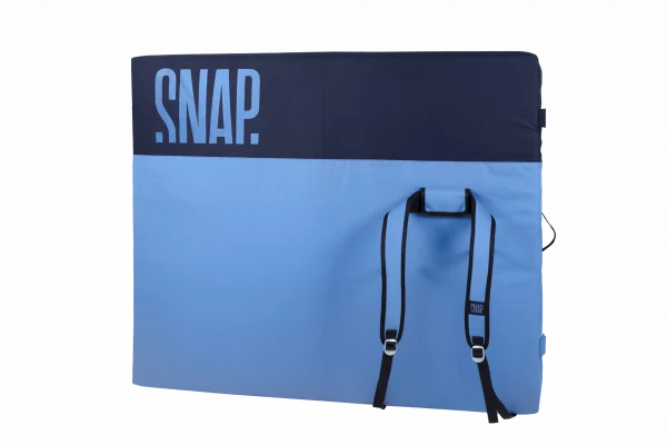 Snap Hip Crash Pad - Beginner Bouldering Pad | 120x100cm Monoblock Foam | Recycled 600D Fabric | Lightweight 4kg Folding Climbing Pad