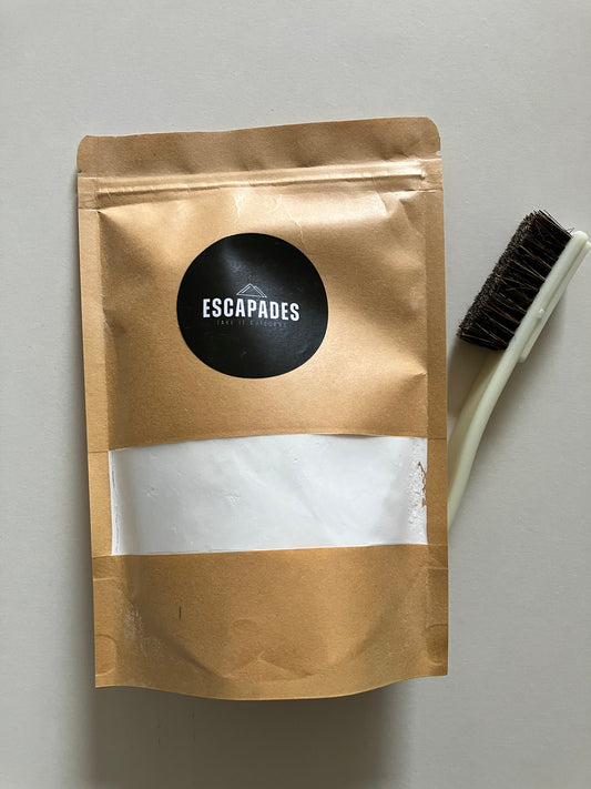 Rock Climbing Chalk and Boar Hair Brush Bundle