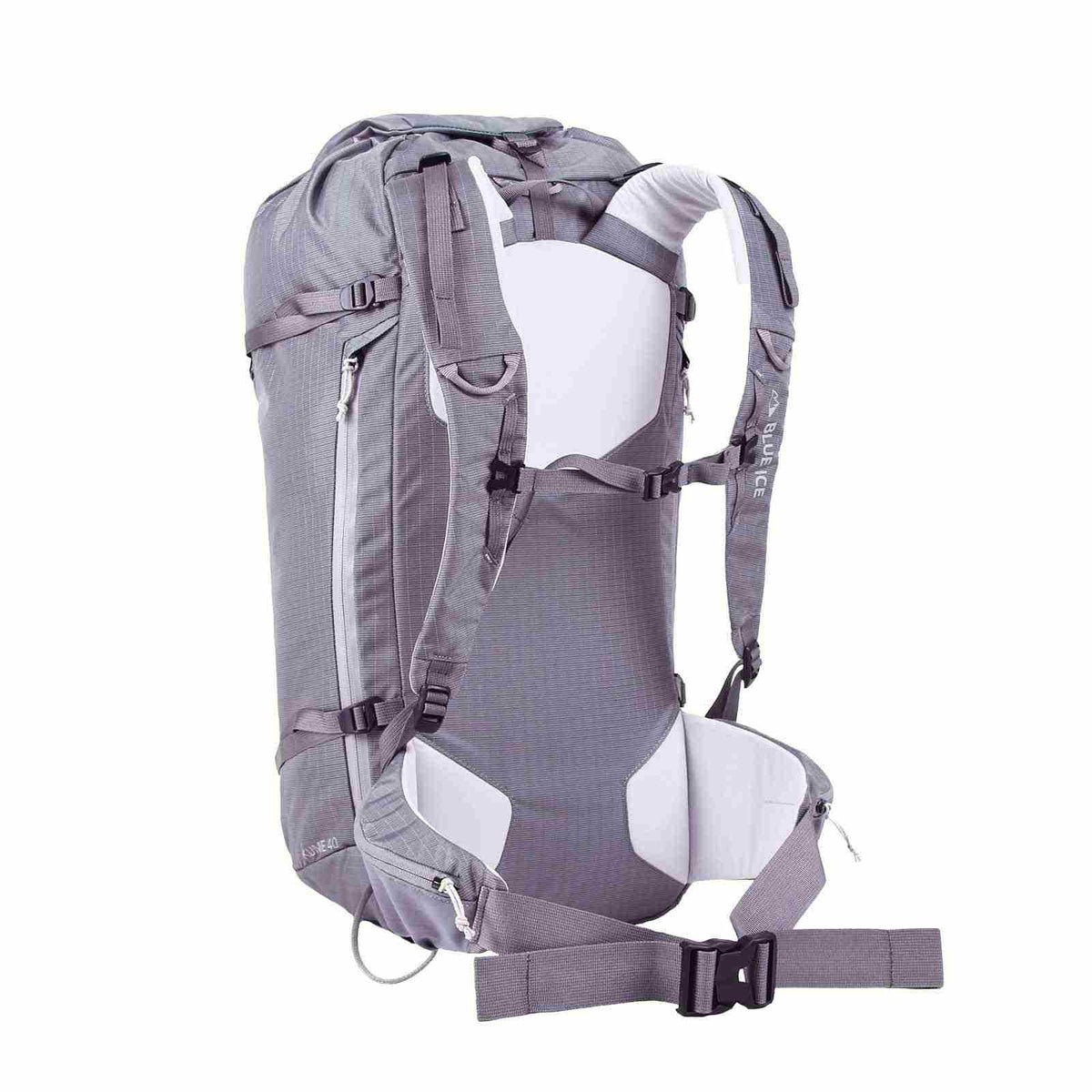 Blue Ice Kume 40L backpack - back panel