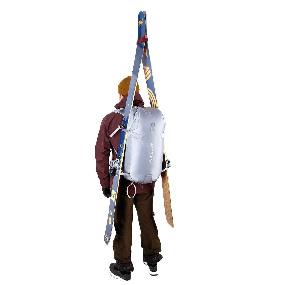 Blue Ice Kume 40L backpack - A-frame ski carry