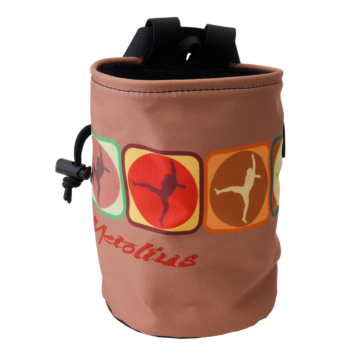 Metolius Logo Chalk Bag - Brown