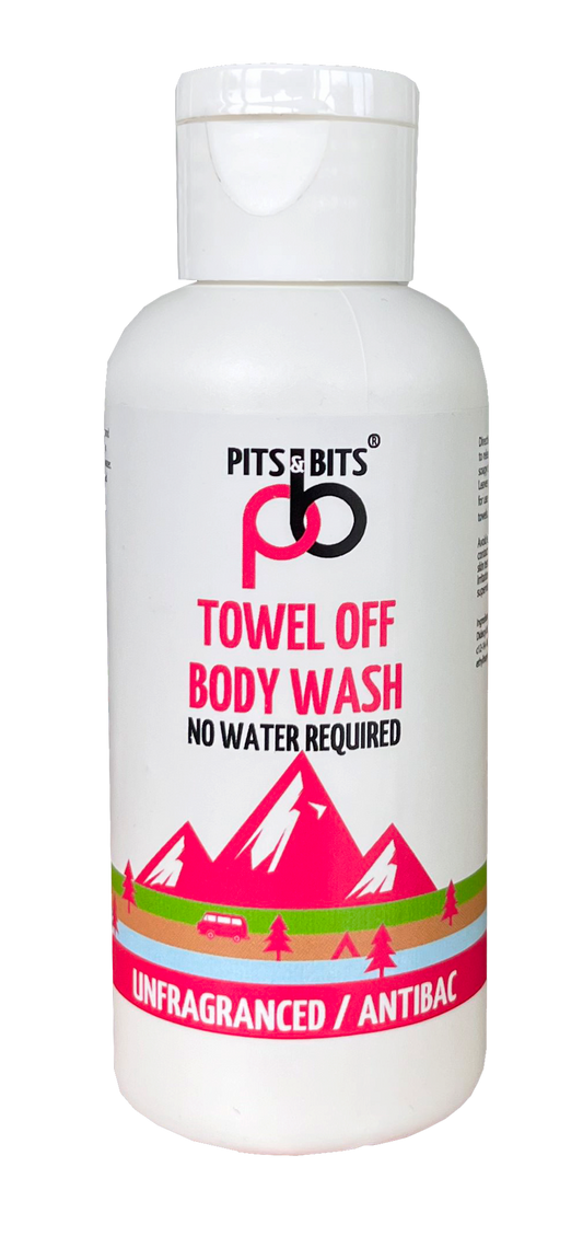 Pits & Bits Body Wash Antibacterial & Fragrance Free