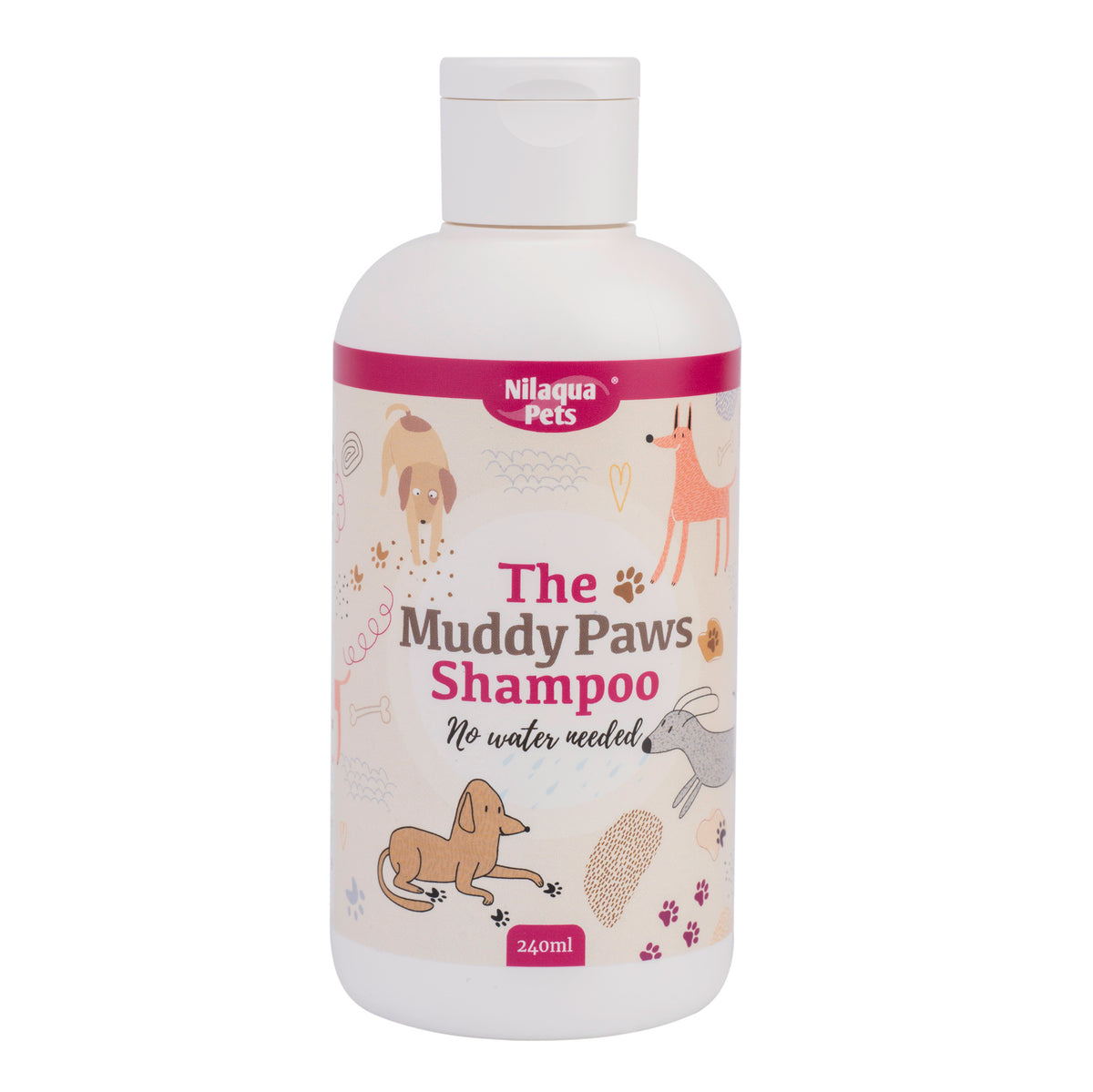Nilaqua The Muddy Paws Shampoo for Dogs - Watermelon