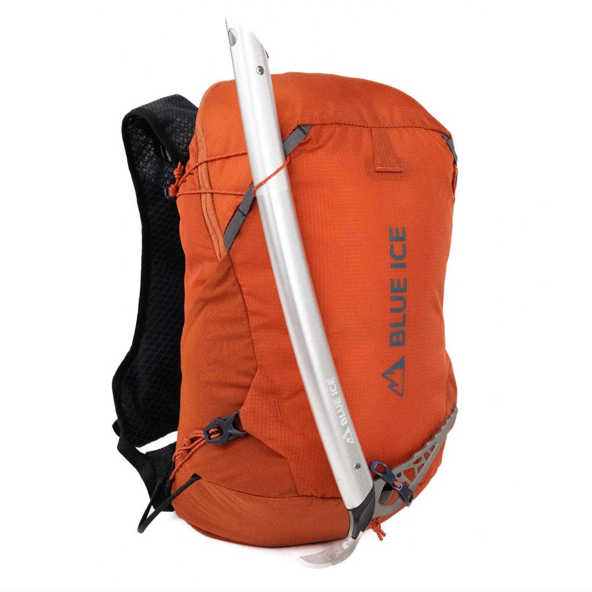 Blue Ice Reach 20L climbing pack - ice axe carry