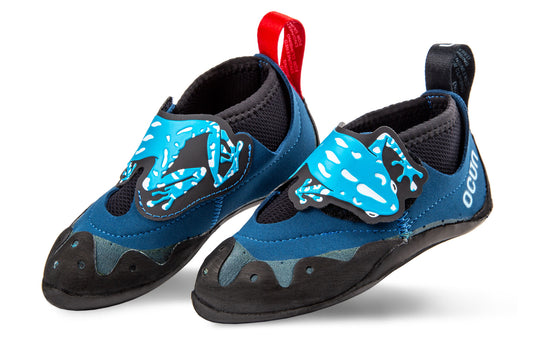 Ocun Ribbit Kids' Climbing Shoes - Dark Blue - main view