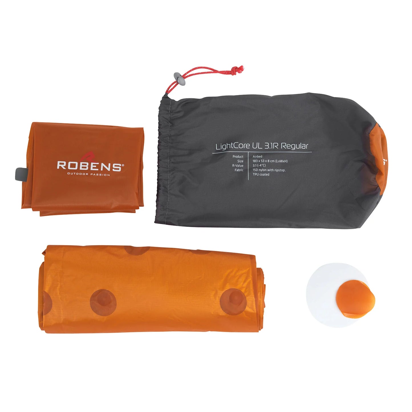 Robens LightCore UL 3.1R Sleeping Mat - Ultralight 3-Season Mat