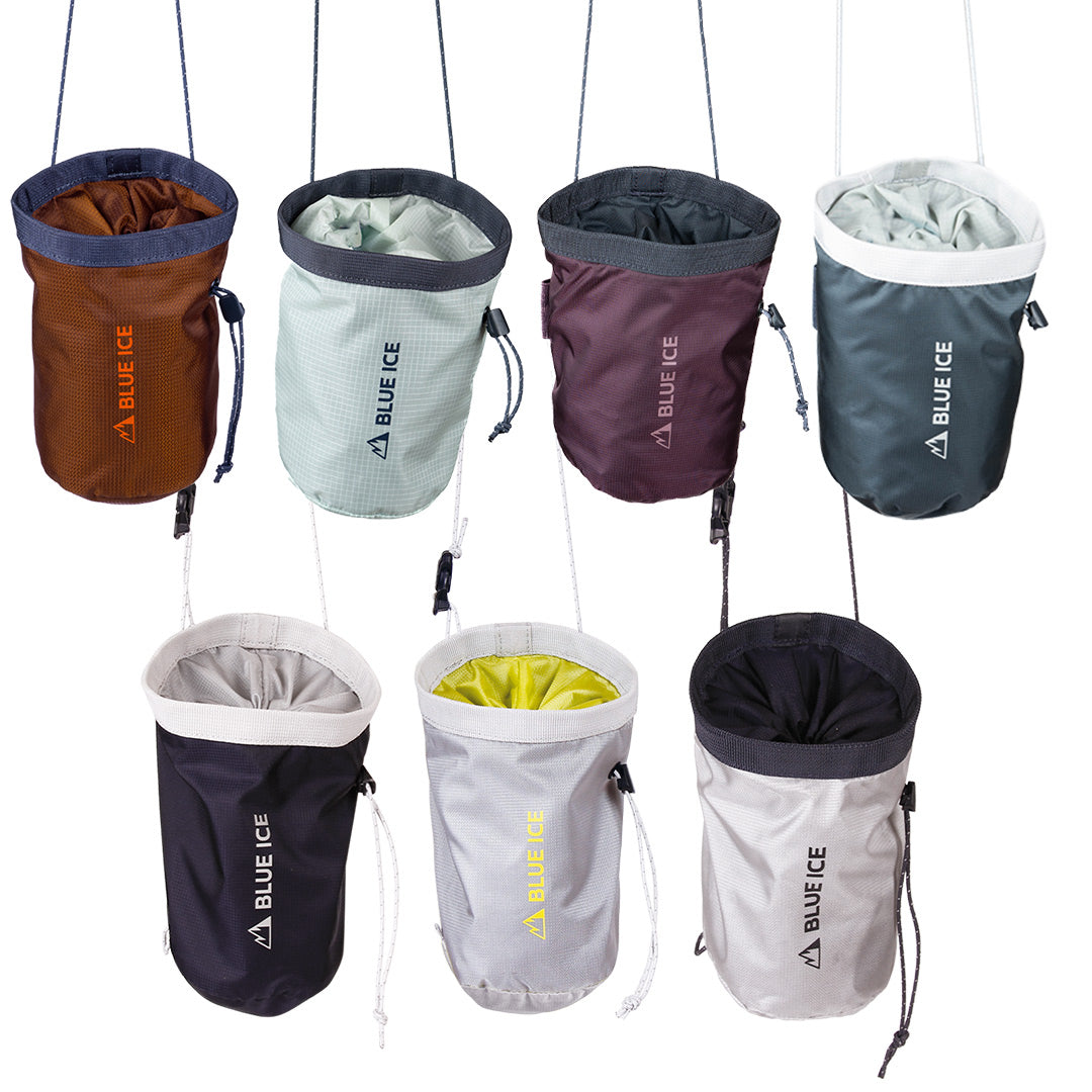 Blue Ice Sender Chalk Bag