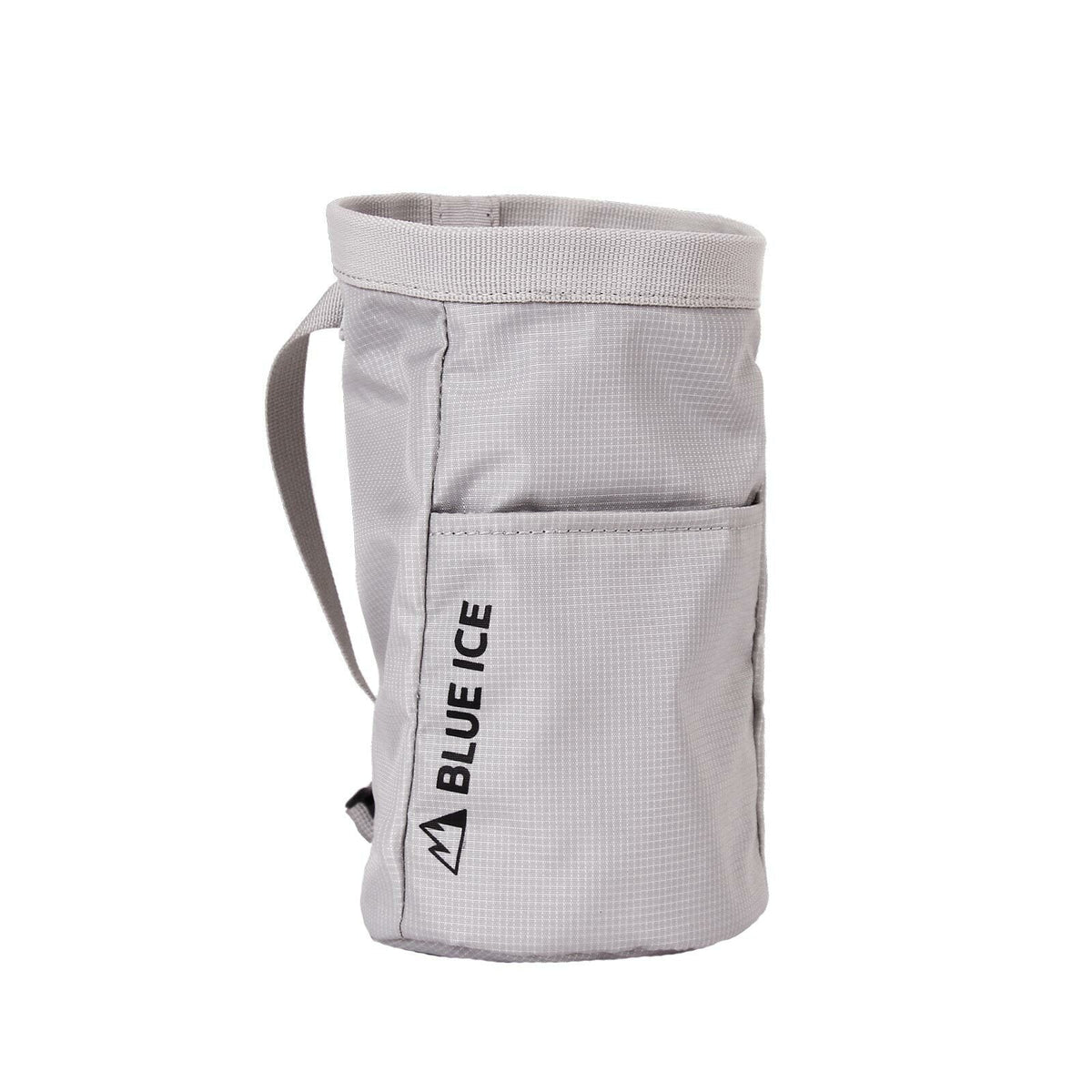 Blue Ice Saver Chalk Bag - front pocket detail