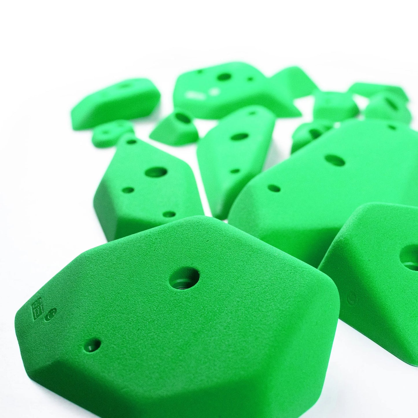 CCE Scoops 15 Climbing Holds Set - Budget-Friendly Indoor Holds (Crimps, Jugs & Footholds)