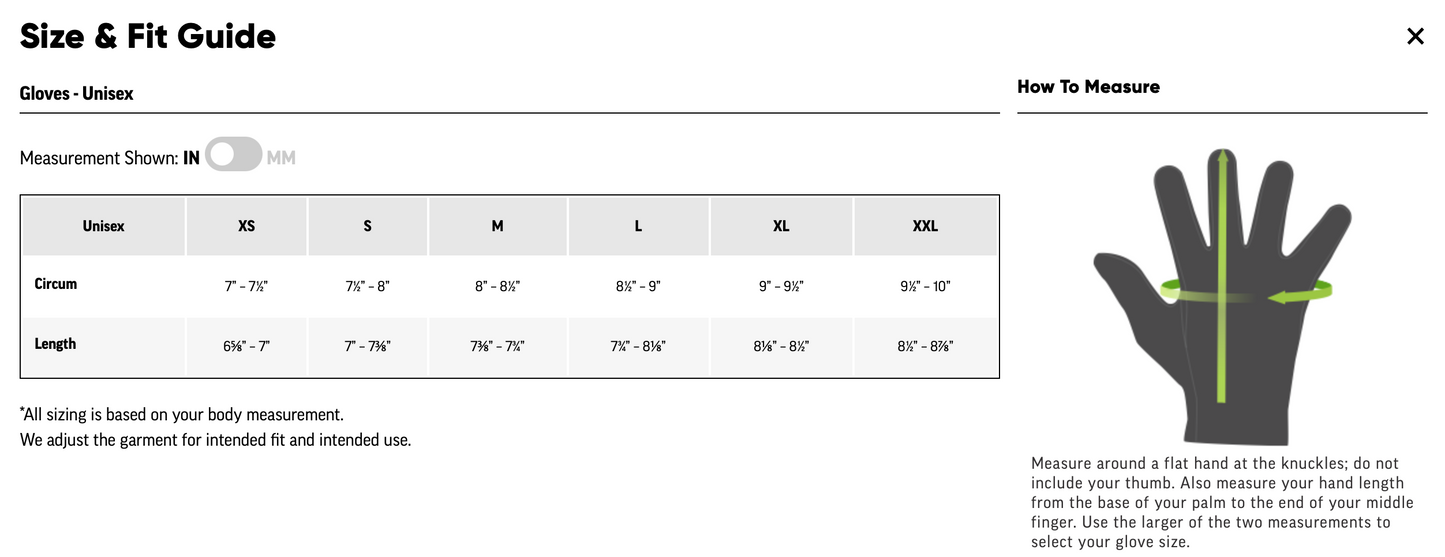 OR Men's Sureshot Pro Glove