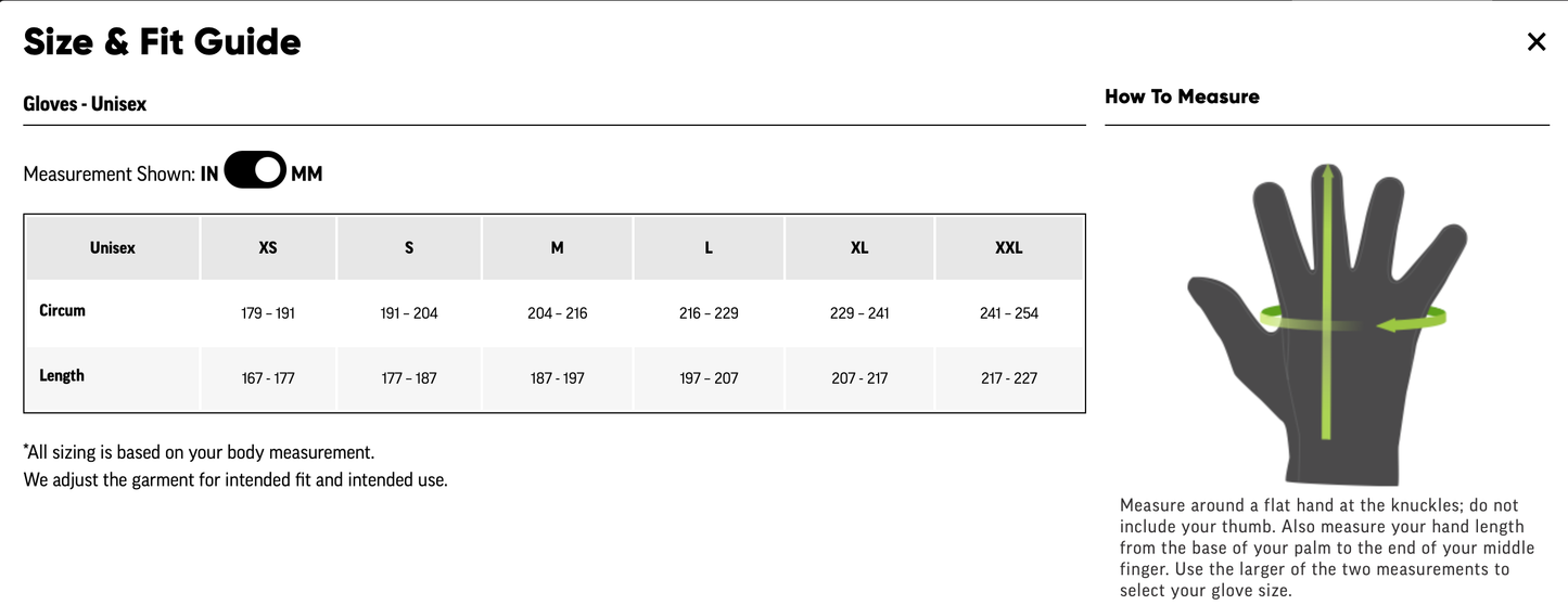 OR Men's Sureshot Pro Glove