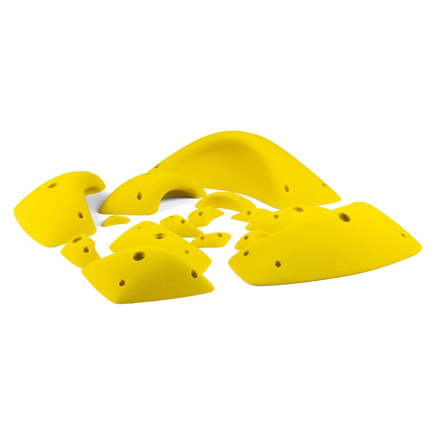 CCE Slycers 15 Climbing Holds Set - Dual-Texture Holds & Macros