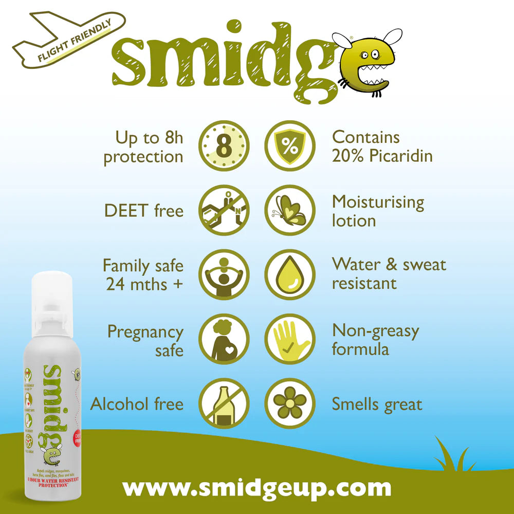 Smidge - midge, mosquitoes, horse fly & tick protection