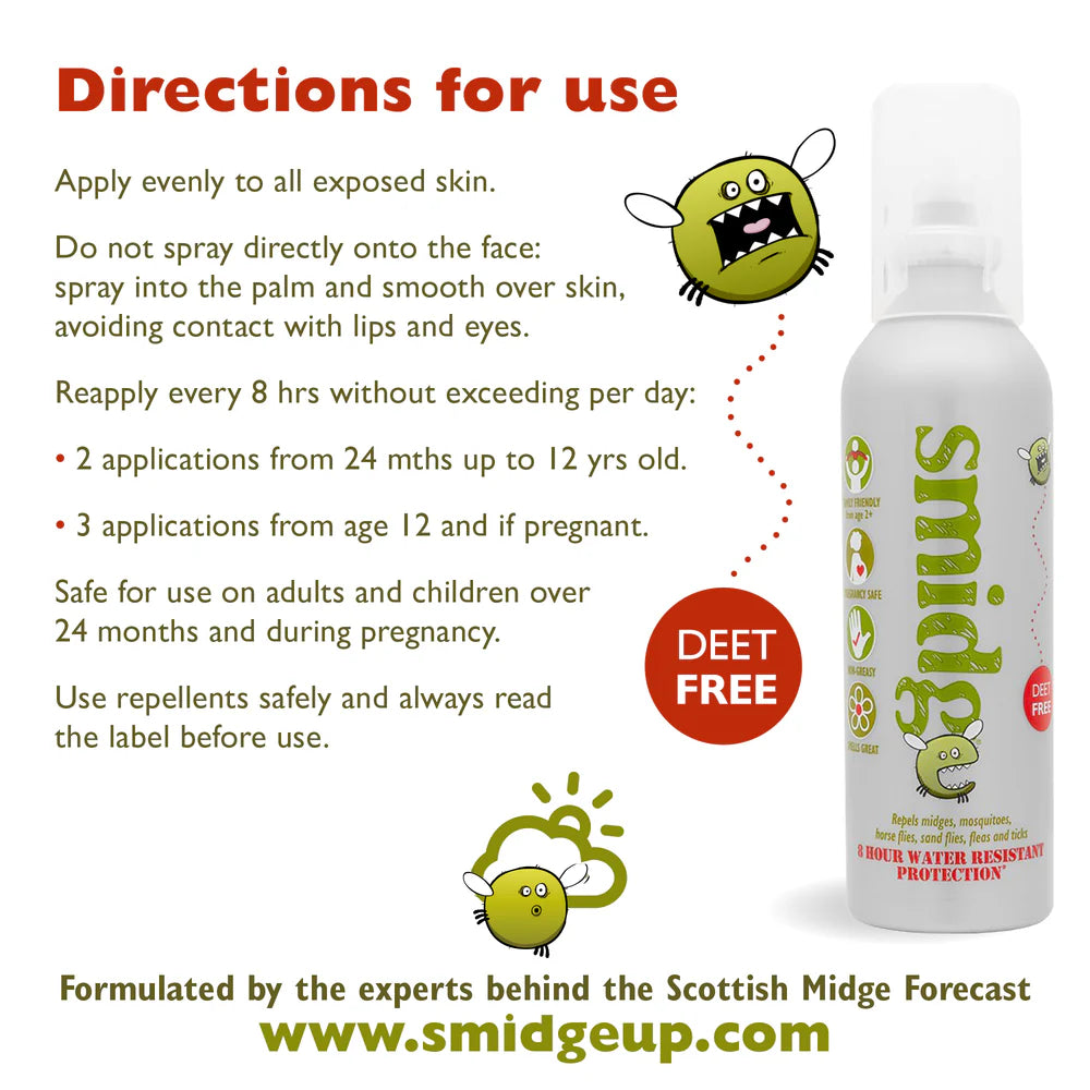 Smidge - midge, mosquitoes, horse fly & tick protection
