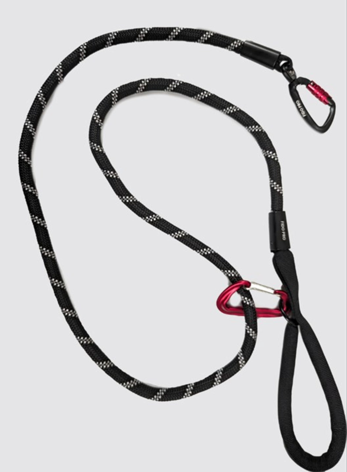 Fido Pro Tag Leash - Durable Rope Dog Lead with Carabiner