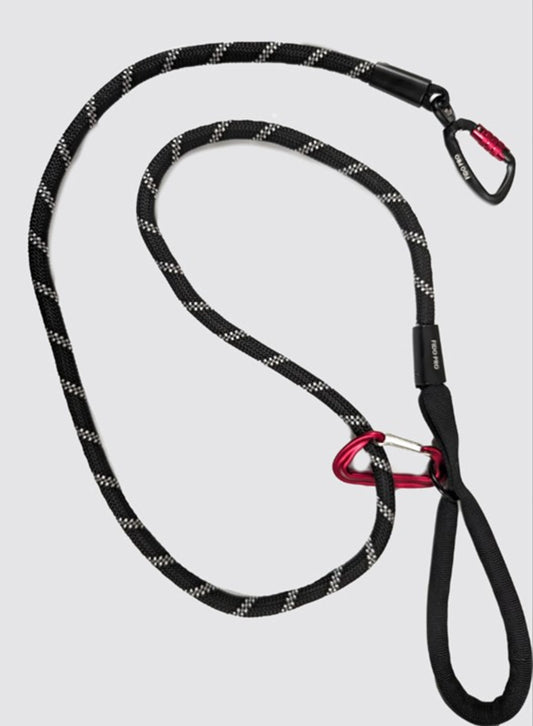Fido Pro Tag Leash - Durable Rope Dog Lead with Carabiner
