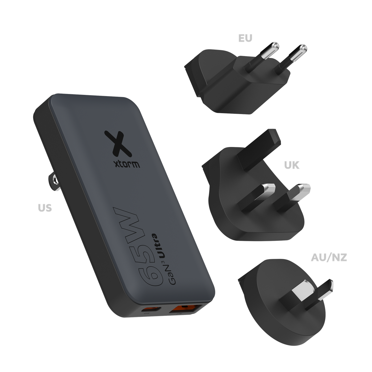 Xtorm Fast Travel Charger 65W + Cable + Essentials Bag