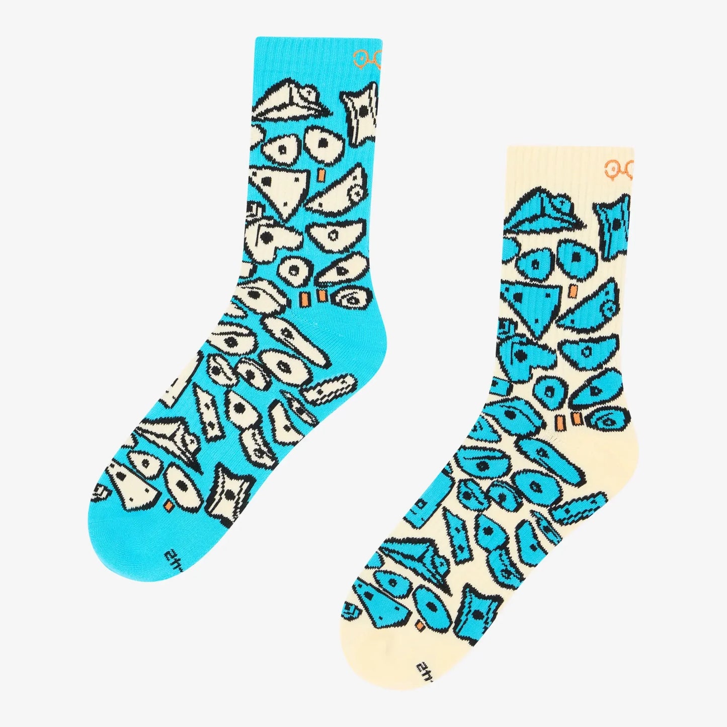 YY Vertical Rock Socks Spray Wall - Climbing Lifestyle Socks (Comfort Fit)