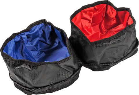 Fido Pro Double Bubble Dog Bowl - folded