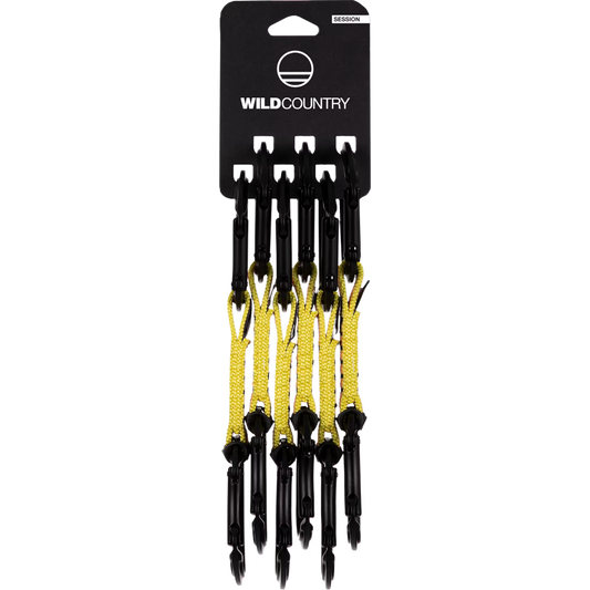 Wild Country Session Quickdraw Set of 6- Durable Sport Climbing Quickdraws
