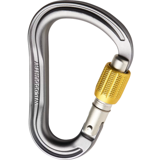 Wild Country Xenon HMS Screwgate Carabiner - Secure HMS Climbing Carabiner