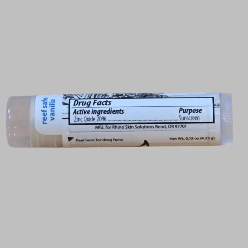 Rhino Skin Solutions SPF 15 Zinc Lip Balm – Reef Safe Vanilla