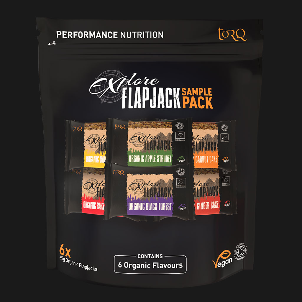 TORQ Explore 6 Flapjack Sample Pack – Organic Vegan Energy Bars