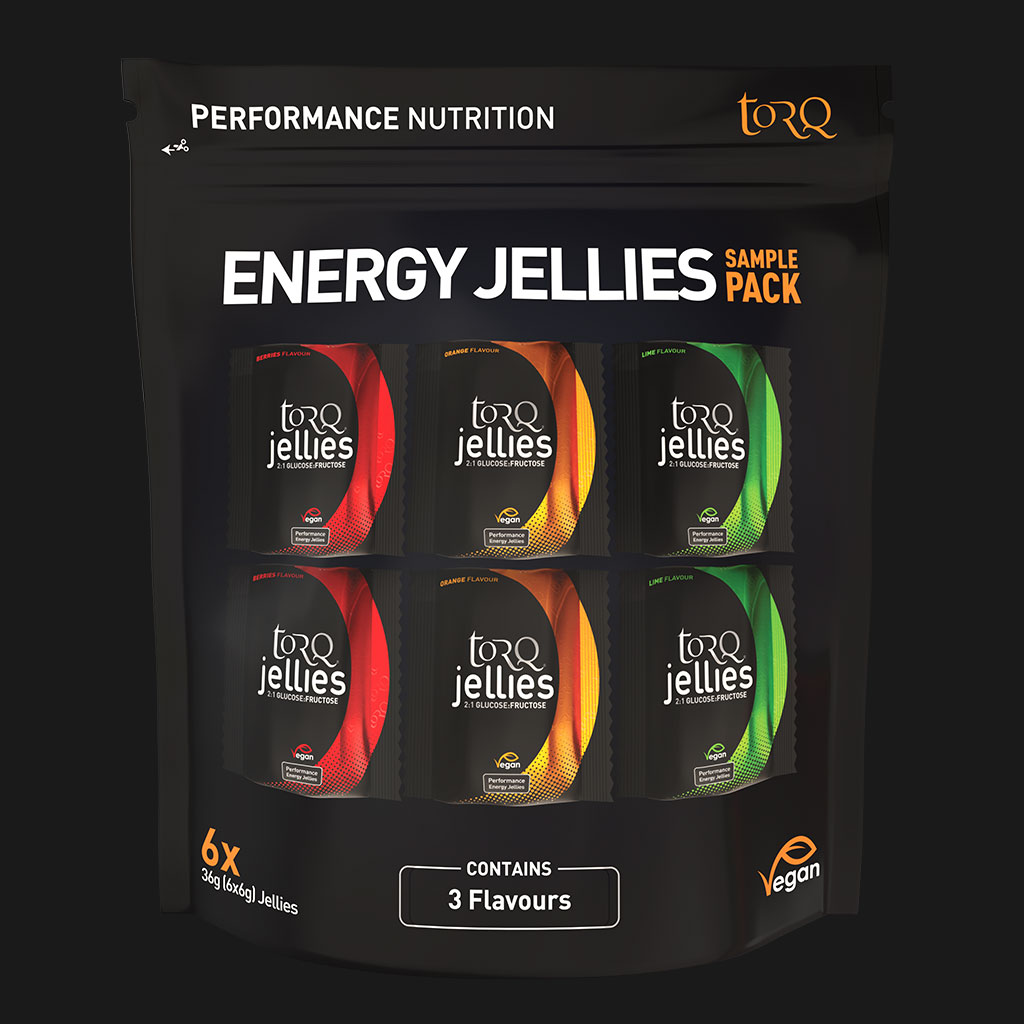 TORQ 6 Energy Jellies Sample Pack – Mixed Flavour Energy Jellies