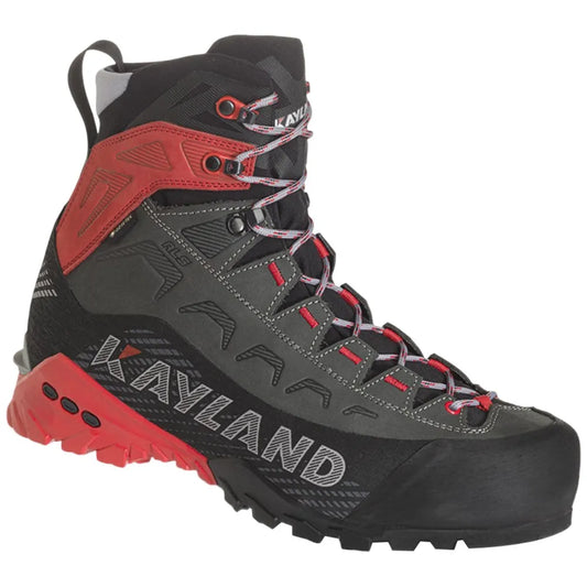 Kayland Stellar Nubuck GTX Hiking Boots, Grey / Red