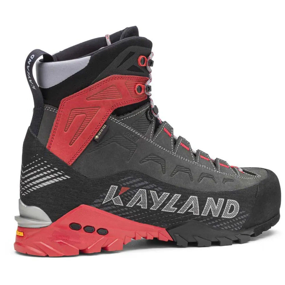 Kayland Stellar Nubuck GTX Hiking Boots, Grey / Red