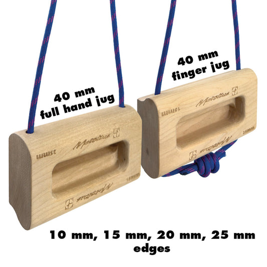 Metolius Nano Rings - Portable Finger Training Blocks (Hangboard Alternative, Ultralight)