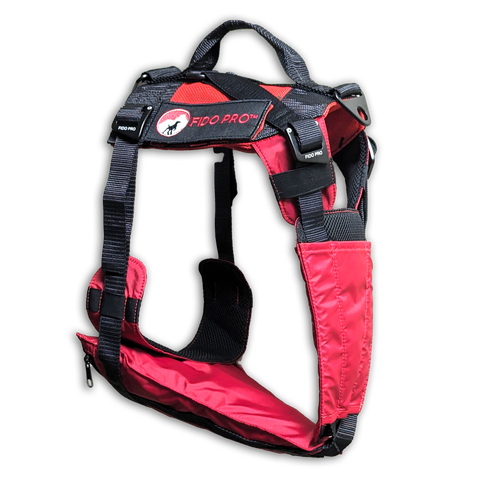 Fido Pro Panza Harness - Red
